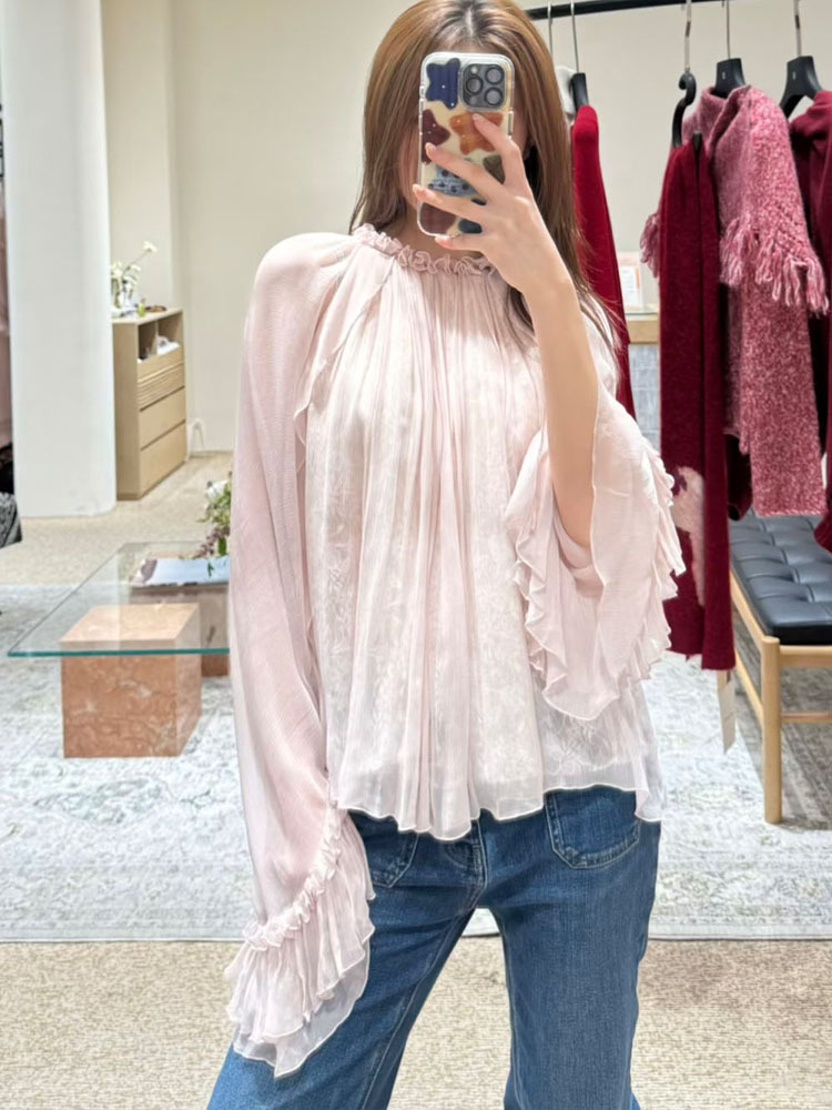 Collectible & Vintage Dolls For Halloween - Lace ruffled loose top, stylish and