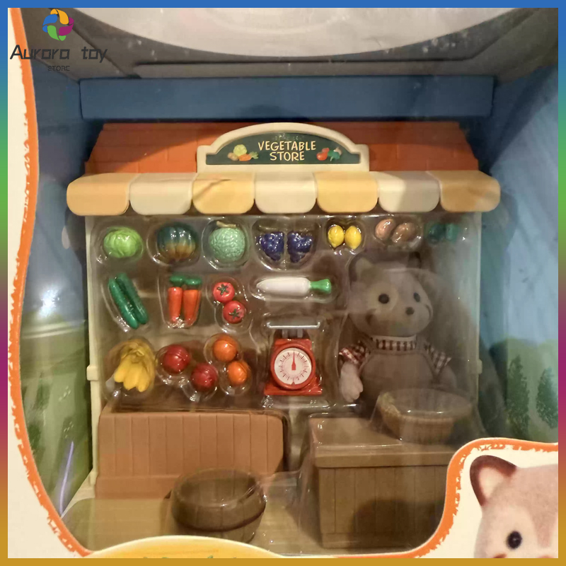 Vintage Collectible Toy Store - Sylvanian Families Discontinued Shop Series Raccoon