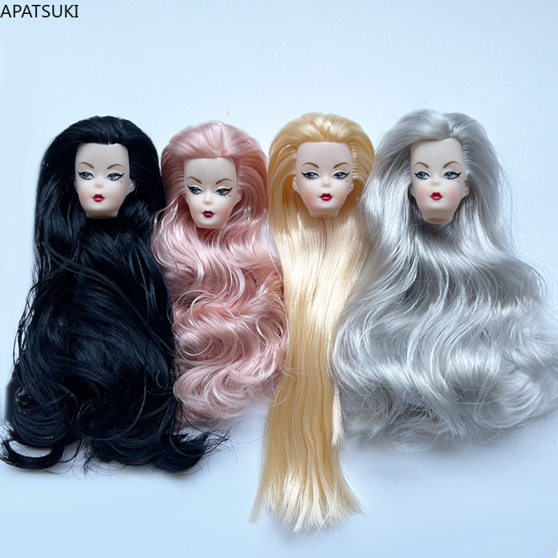 Vintage Items - Blue Eye Wavy Curls Hair Doll