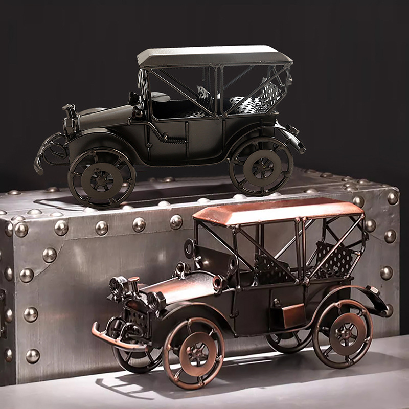 Vintage Collectible Cars - European Style Vintage Alloy Old Car