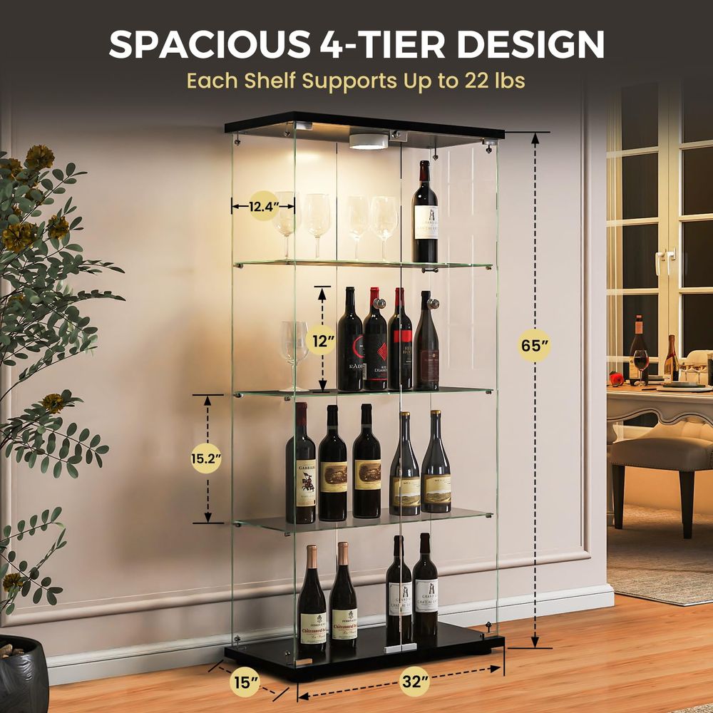 Display Cabinet with LED Light - Collectible & Vintage Dolls For Halloween review and price