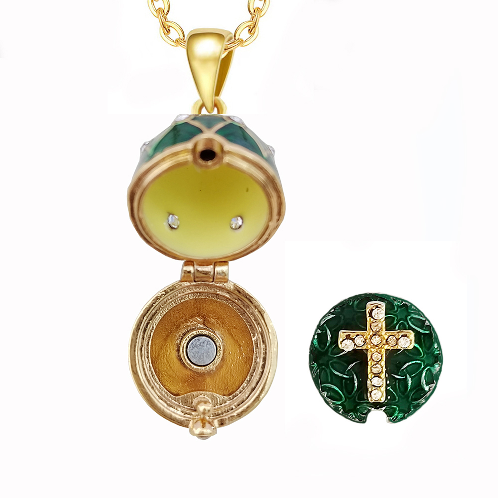 Enamel Faberge Easter Egg Pend - Vintage Collectible Jewelry review and price