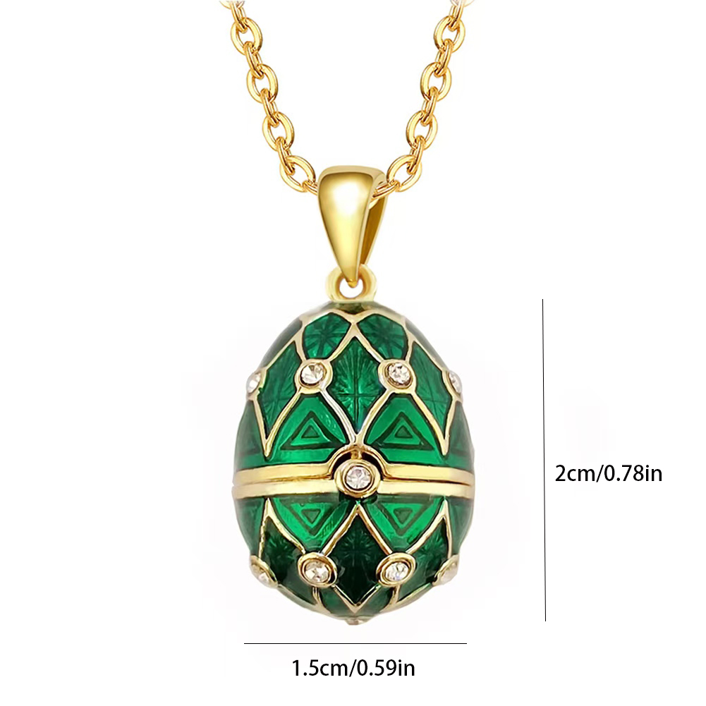 Enamel Faberge Easter Egg Pend - Vintage Collectible Jewelry review and price