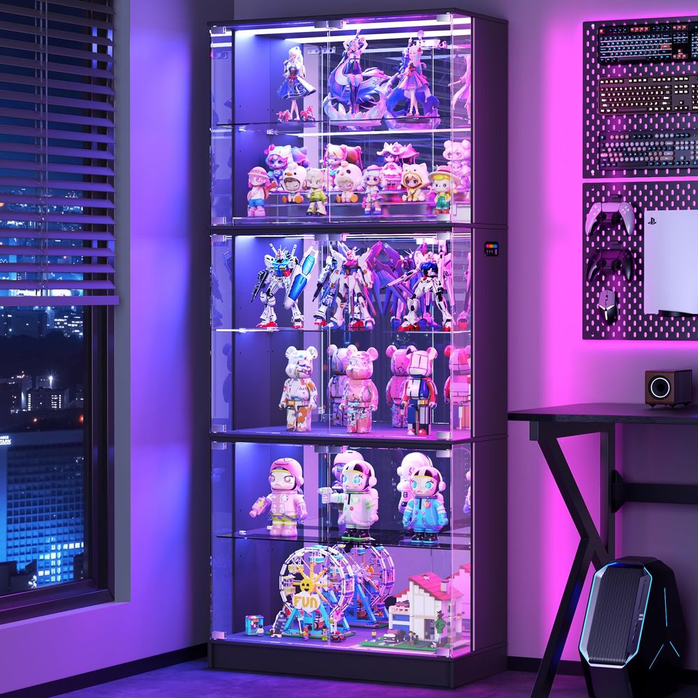 Display Cabinet with Glass Doo - Collectible & Vintage Dolls For Halloween review and price
