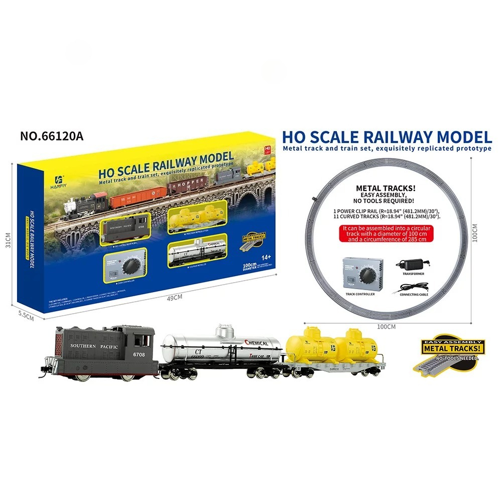 HO Scale Metal Rail Train Mode - Vintage Collectible Cars review and price