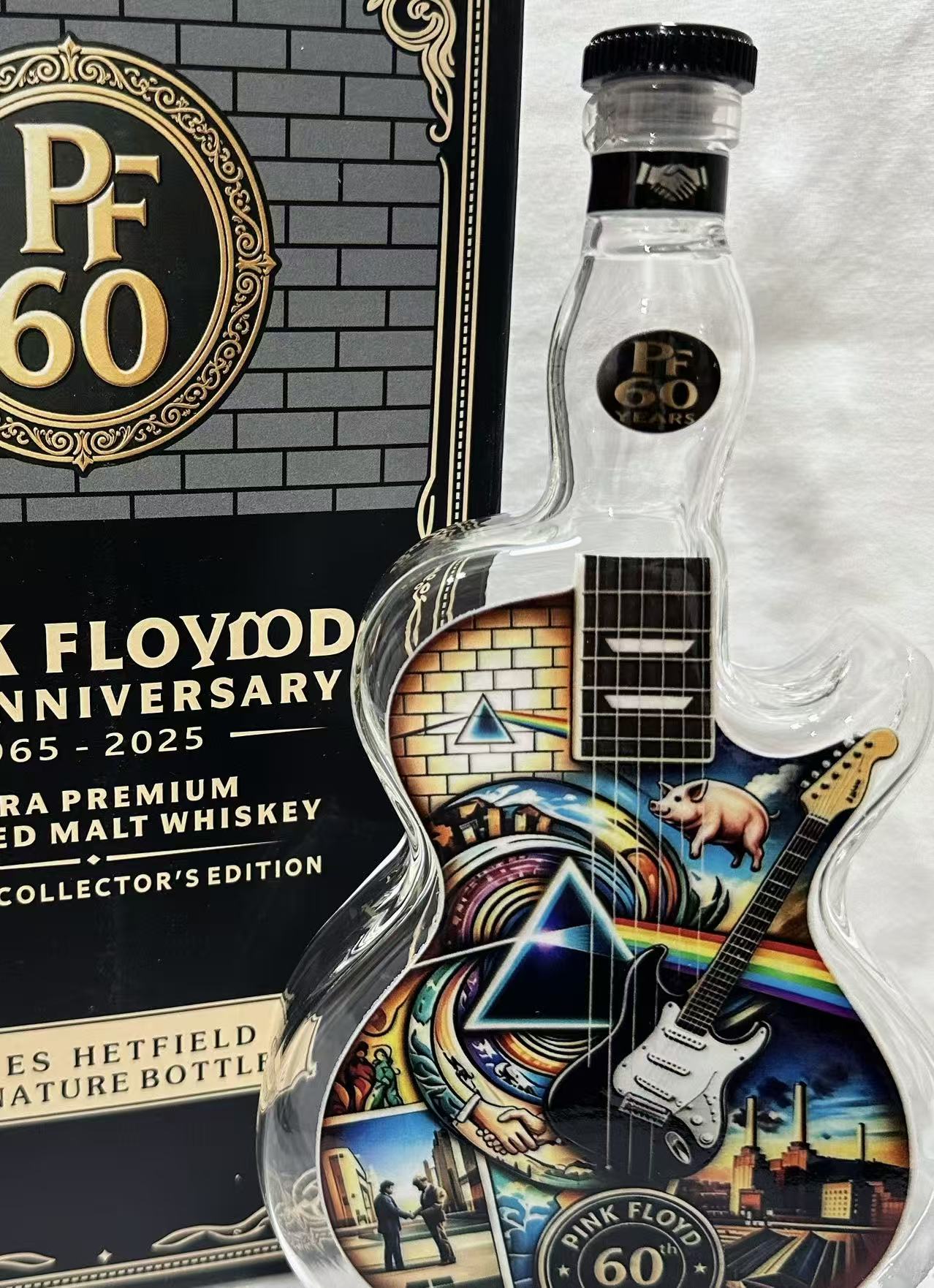 Vintage Rock Style Guitar-Axe  - Vintage Collectible Liquor Bottles review and price