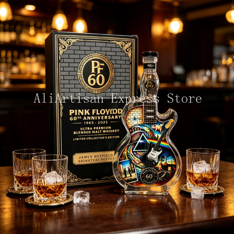 Vintage Rock Style Guitar-Axe  - Vintage Collectible Liquor Bottles review and price