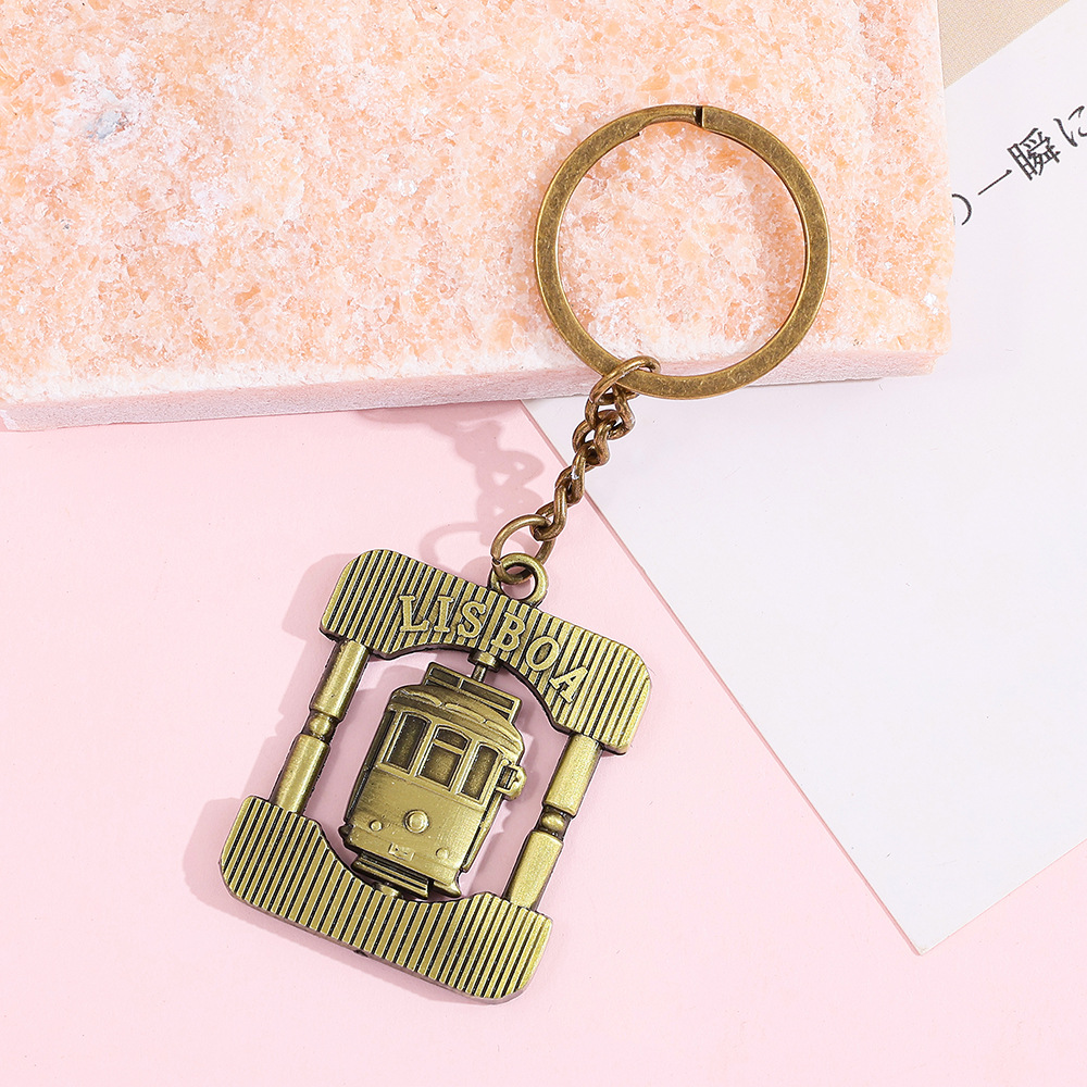Vintage Tram Design Metal Keyc - Vintage Items review and price