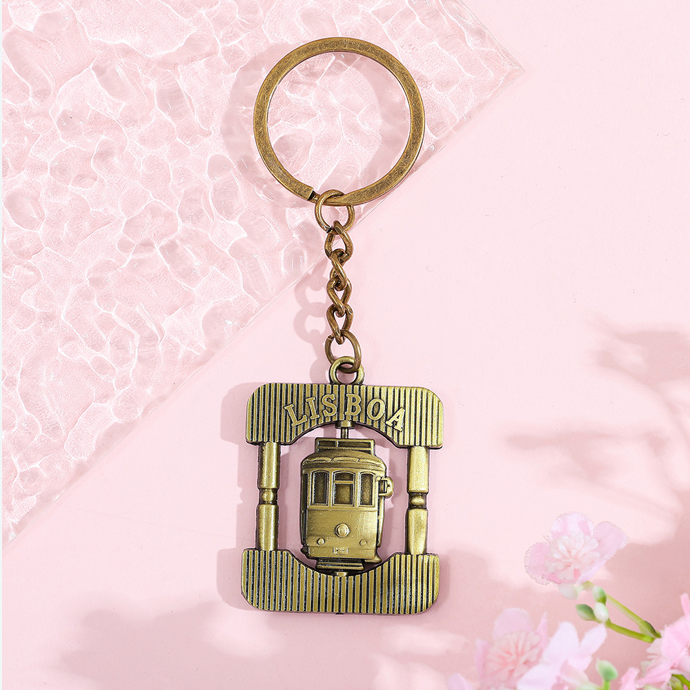 Vintage Tram Design Metal Keyc - Vintage Items review and price