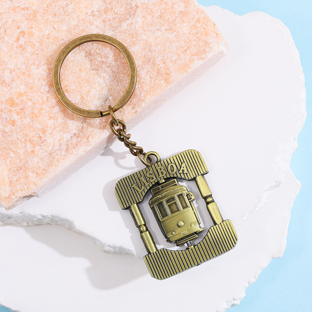 Vintage Tram Design Metal Keyc - Vintage Items review and price