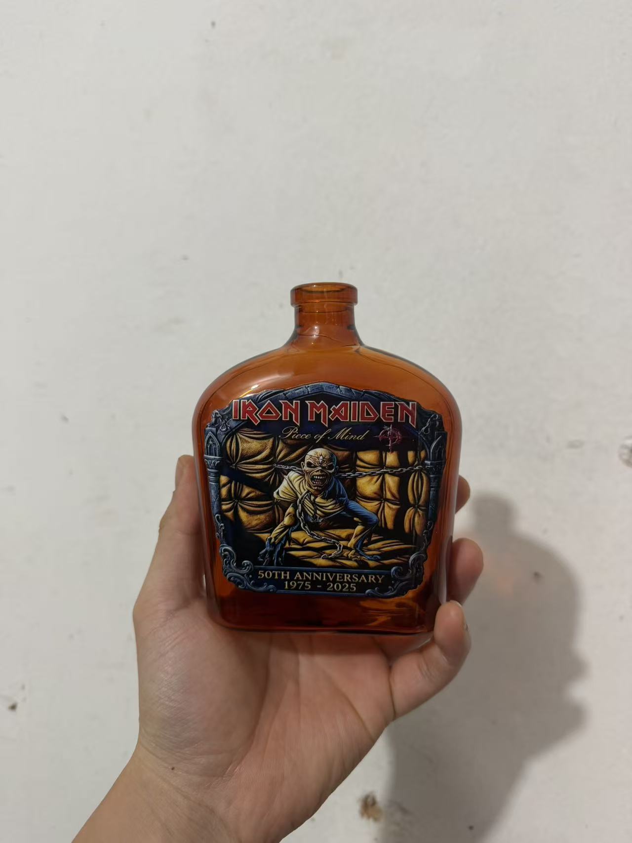 Vintage Rock Themed Mummy Scul - Vintage Collectible Liquor Bottles review and price