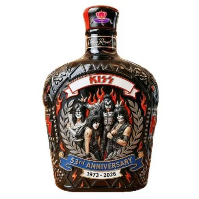 Collectible KISS Band Style Wh - Vintage Collectible Liquor Bottles review and price