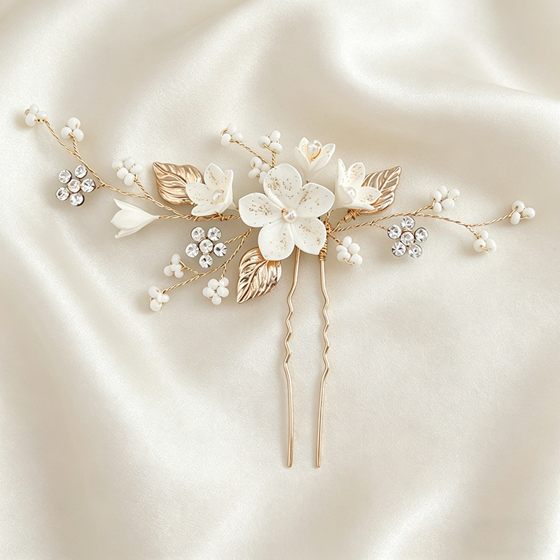 Bride Headpiece Hairpin Pearl  - Vintage Items review and price
