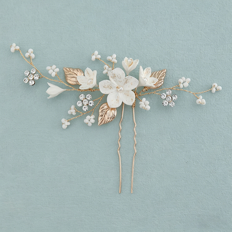 Bride Headpiece Hairpin Pearl  - Vintage Items review and price