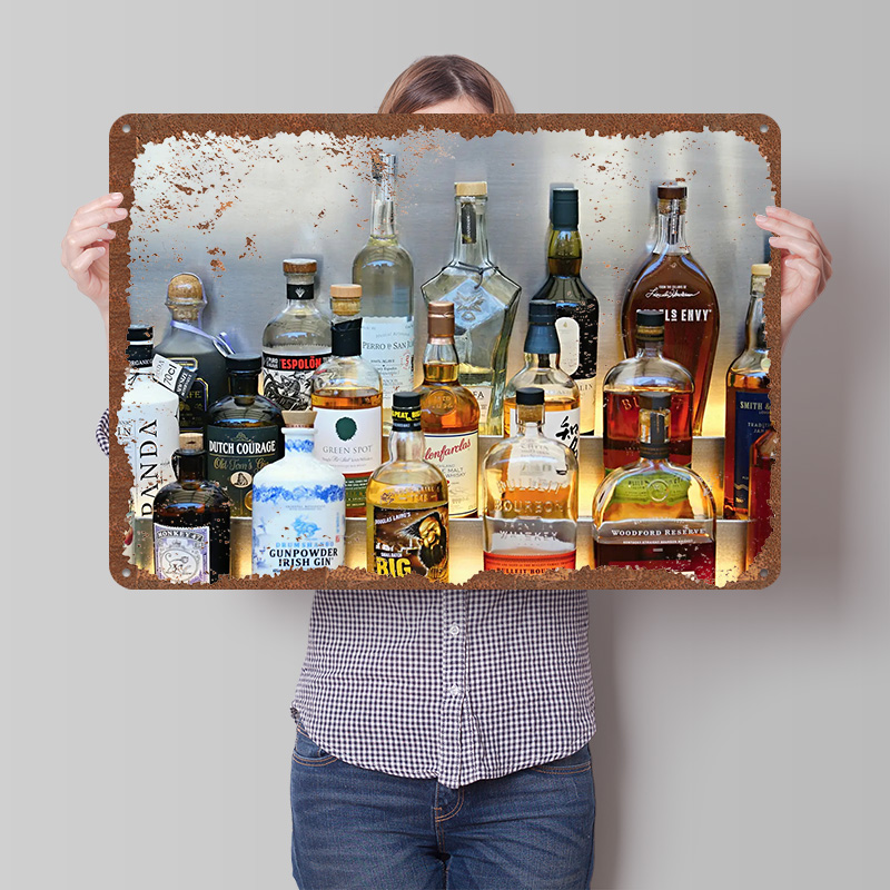 Liquor Bottle Collection Poste - Vintage Collectible Liquor Bottles review and price