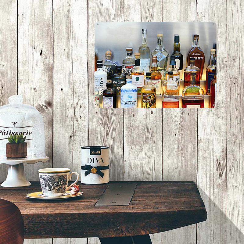 Liquor Bottle Collection Poste - Vintage Collectible Liquor Bottles review and price