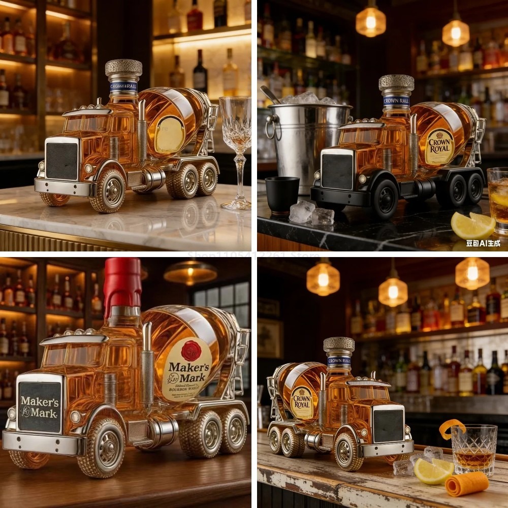 Vintage Truck Glass Whiskey De - Vintage Collectible Liquor Bottles review and price