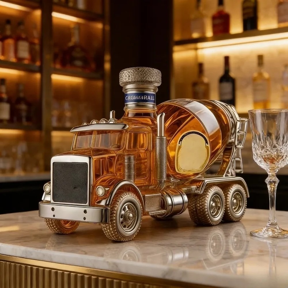 Vintage Truck Glass Whiskey De - Vintage Collectible Liquor Bottles review and price