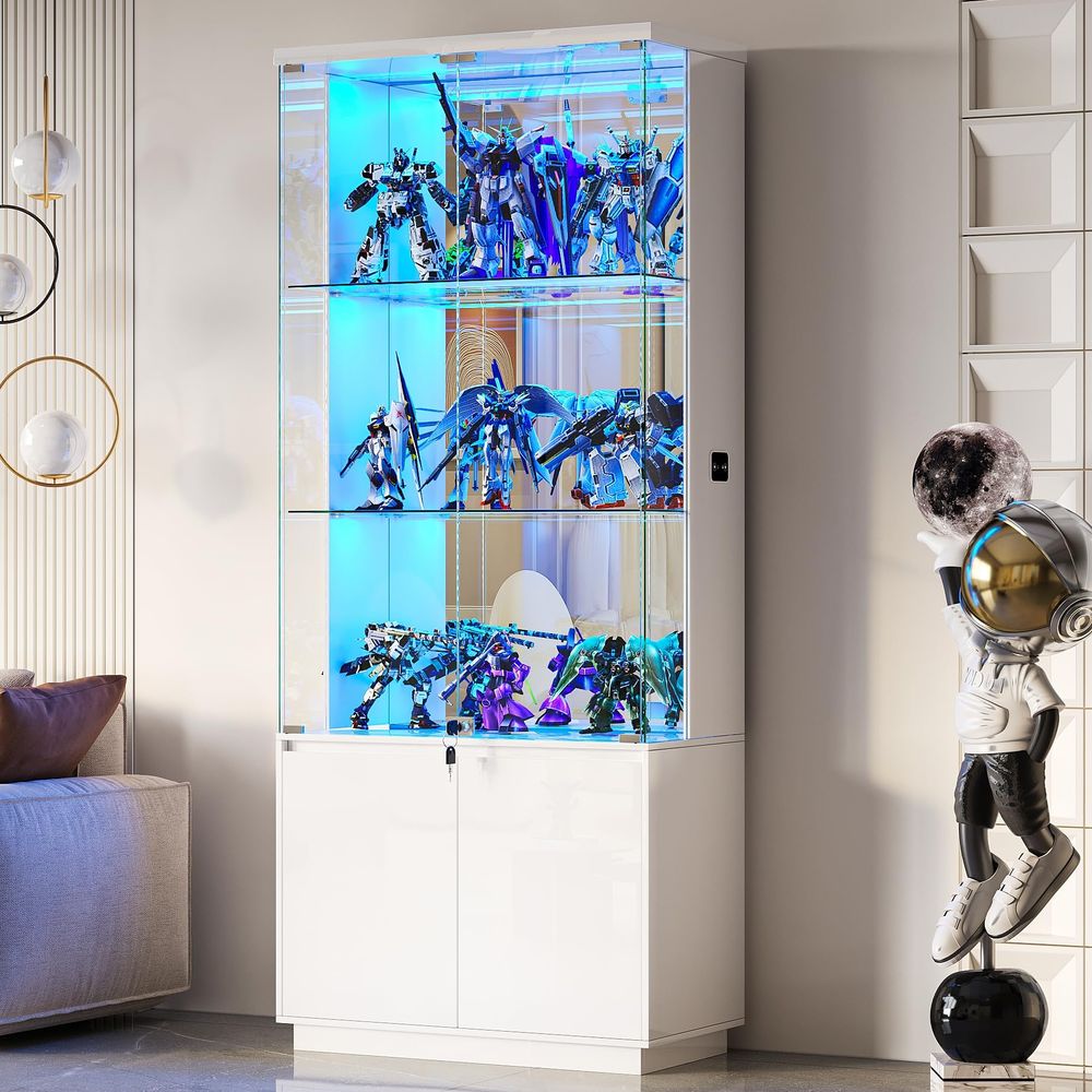 71 Tall Display Cabinet with G - Collectible & Vintage Dolls For Halloween review and price